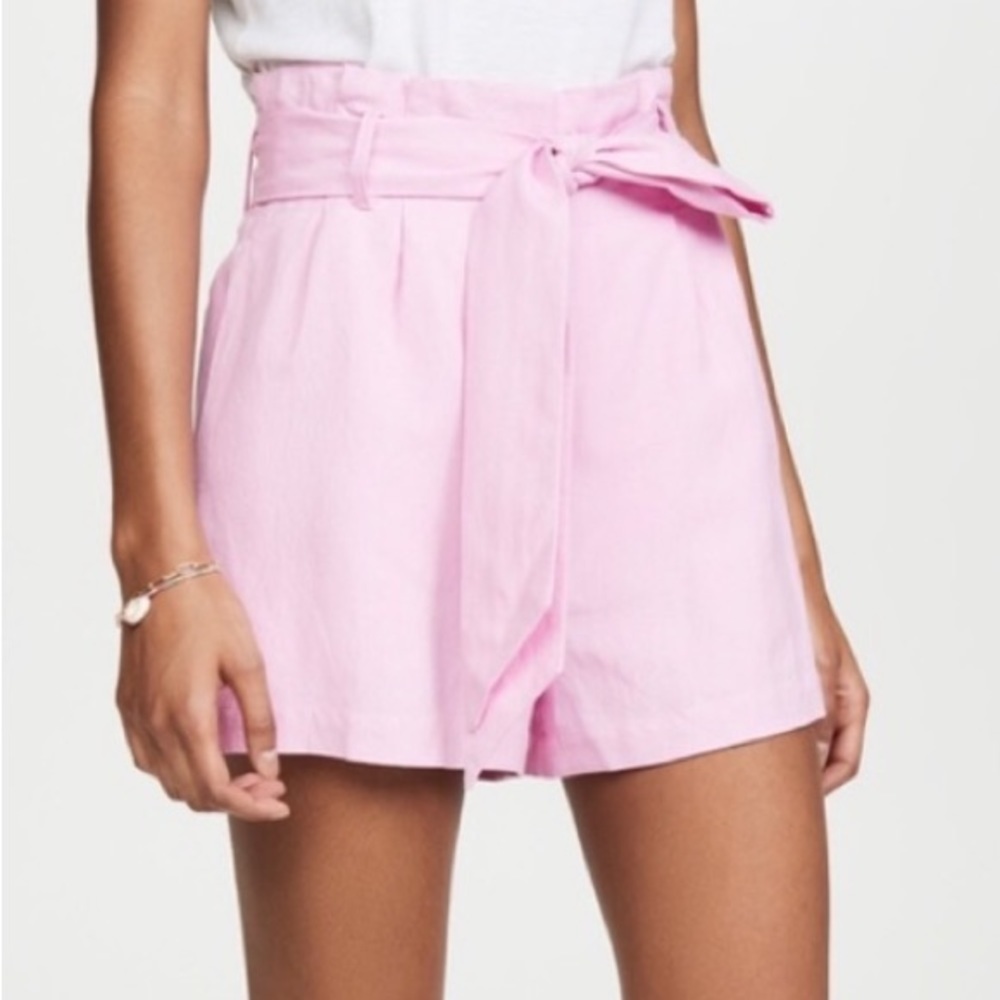 Lost + Wander High Waisted Pink Shorts